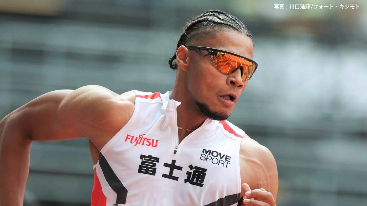 男子400m、中島佑気ジョセフが45秒10の大会新で優勝！世界陸上代表入り へ弾み　佐藤風雅は2着【陸上・トワイライトゲームス】