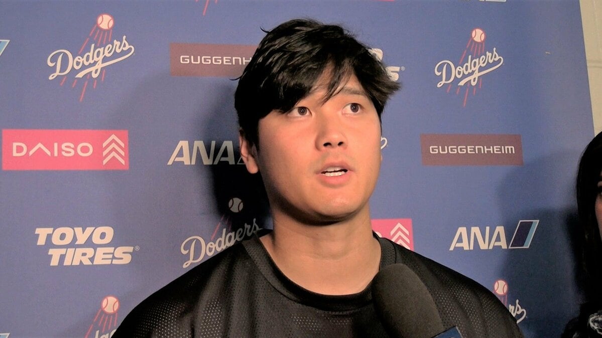 大谷翔平「チームに申し訳ない」と落胆、打球直撃は「ひざではなかったので...しっかりと観察しながら」と最悪の事態は回避