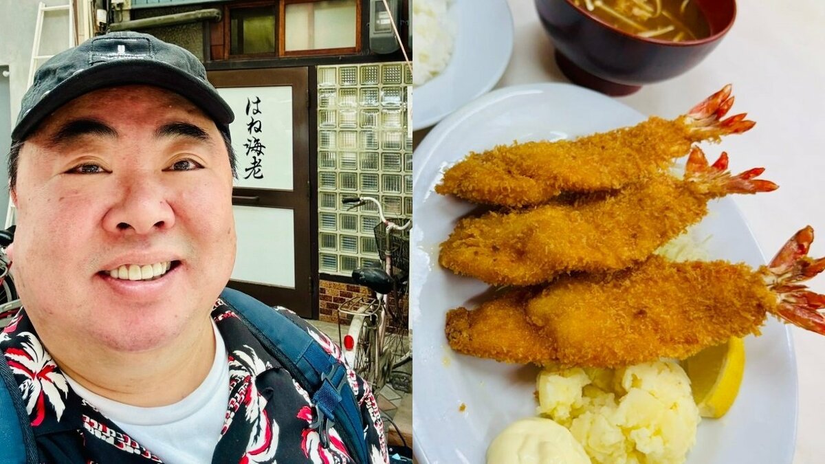 【 塚地武雅 】エビフライ「もう1本　大好物ゆえ…」3本堪能「でらうみゃあ～」　フォロワー呼応「でらうまいがや！」名古屋から投稿