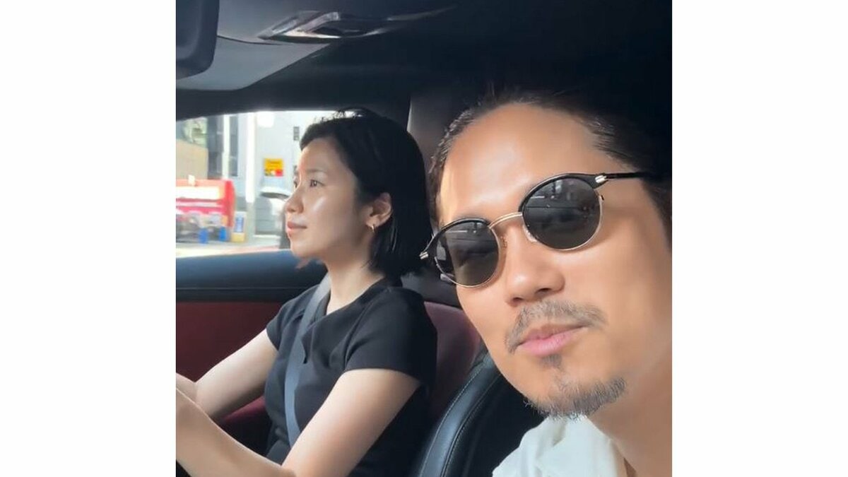 【 小池美由 】 高級メルセデスAMGの運転動画を公開「最近、運転する まだまだ練習中 すごい緊張してる」 助手席には夫の宮城大樹も