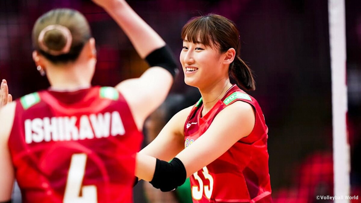バレー女子日本代表、カメルーンに3ー0白星発進 ！秋本美空はチーム最多18得点「今まで練習してきたサーブがよかった」【世界バレー】