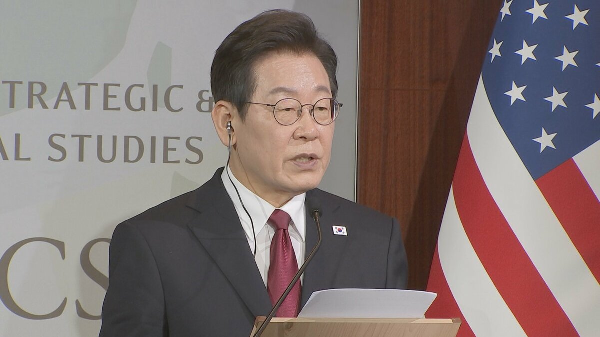 韓国・李在明大統領、国防費増額の意向示す　これまでのアメリカ側の求めに応じた形に