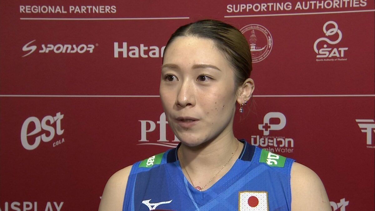 石川真佑「全員が集中して入ることができた」佐藤淑乃「自分たちのリズムで」2連覇中の女王セルビア撃破【世界バレー】
