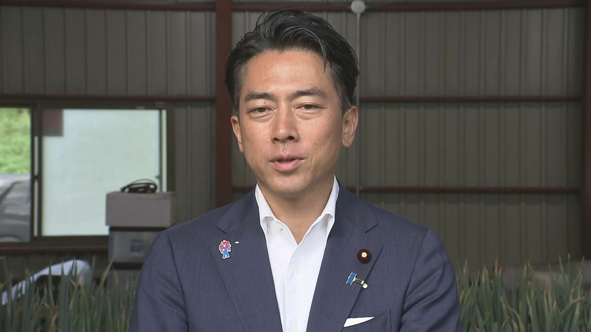 総裁選前倒し 小泉農水大臣「一議員として対応考えたい」