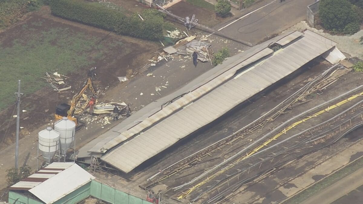 埼玉・坂戸市の突風被害は「ダウンバースト」か「ガストフロント」 熊谷地方気象台が現地調査