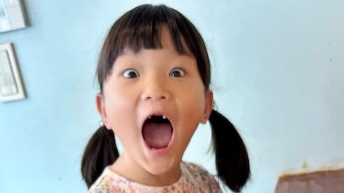 【ののちゃん】「毎日暑いけど頑張るぞ」山盛りのかき氷にびっくり