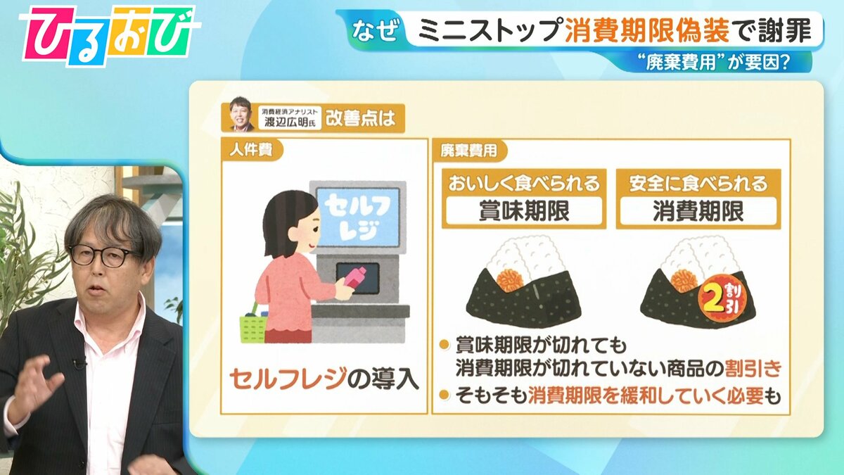 「ミニストップ」消費期限偽装　唐揚げやアメリカンドッグでも…“コンビニに22年勤務”専門家が考える「改善点」【ひるおび】