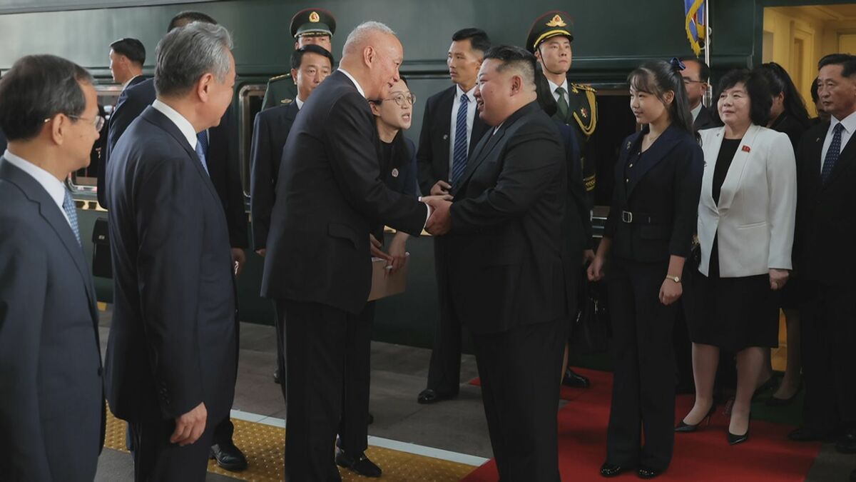 金正恩総書記の訪中に同行した娘 「後継者」観測強まる 韓国メディア