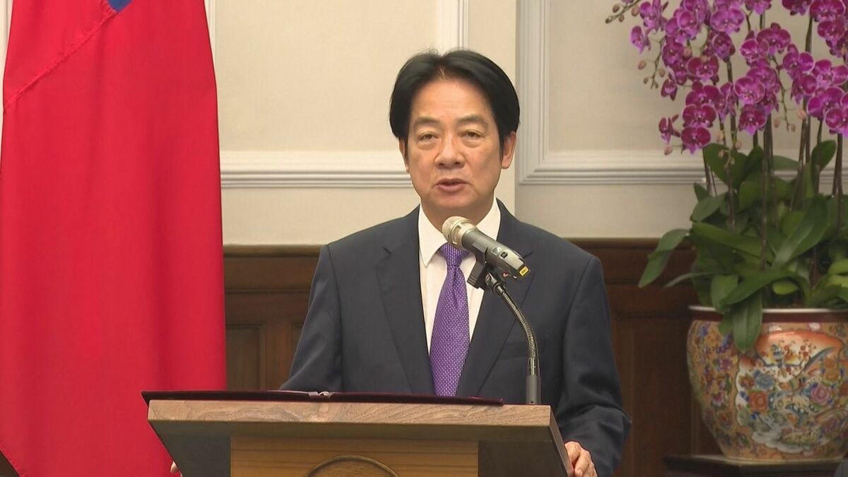 頼総統「台湾は銃を掲げて平和を祝わない」　中国をけん制する狙いか