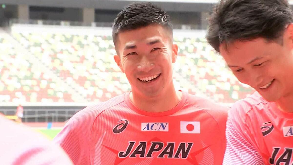 桐生祥秀「今年一番の最高のパフォーマンスをしたい」栁田大輝「世界陸上で燃え尽きて終われるように」日本代表公開練習