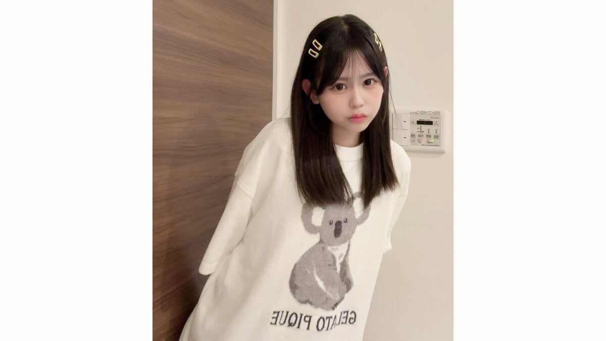 【キンコン梶原の長女・梶原叶渚】　「マネージャーさんから誕生日プレゼントにいただいたコアラパジャマ」を披露