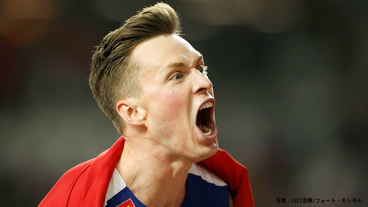 「世界中のみんなにこの変なおじさんを見てほしい」絶叫ハードラー・ワーホルム、39歳上のコーチと挑む4個目の“金”【世界陸上東京】