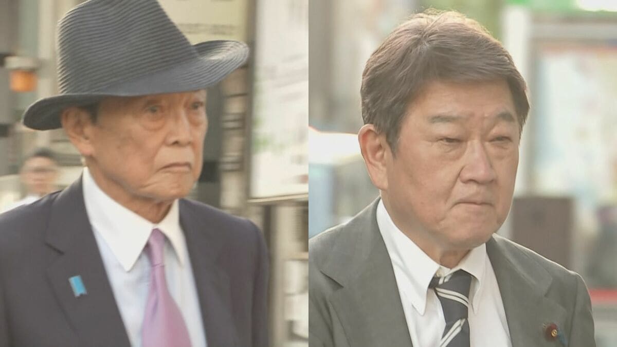 【速報】麻生最高顧問と茂木前幹事長が夜会合　総裁選の前倒しめぐり意見交換か