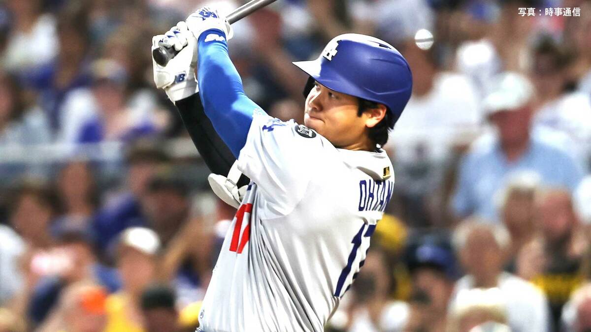 大谷翔平 菅野から初アーチで5試合ぶりの47号!日本人投手5人目となる豪快弾、リーグトップに2本差 残り19試合で逆転へ