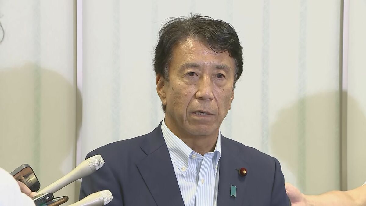 齋藤前経産大臣「党の分断を救う唯一の道だった」 石破氏辞任意向をめぐり