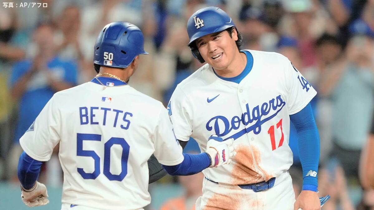 ド軍投打かみ合い3連勝！大谷翔平もタイムリーで貢献、本塁打攻勢で7得点、パドレス敗れゲーム差2に