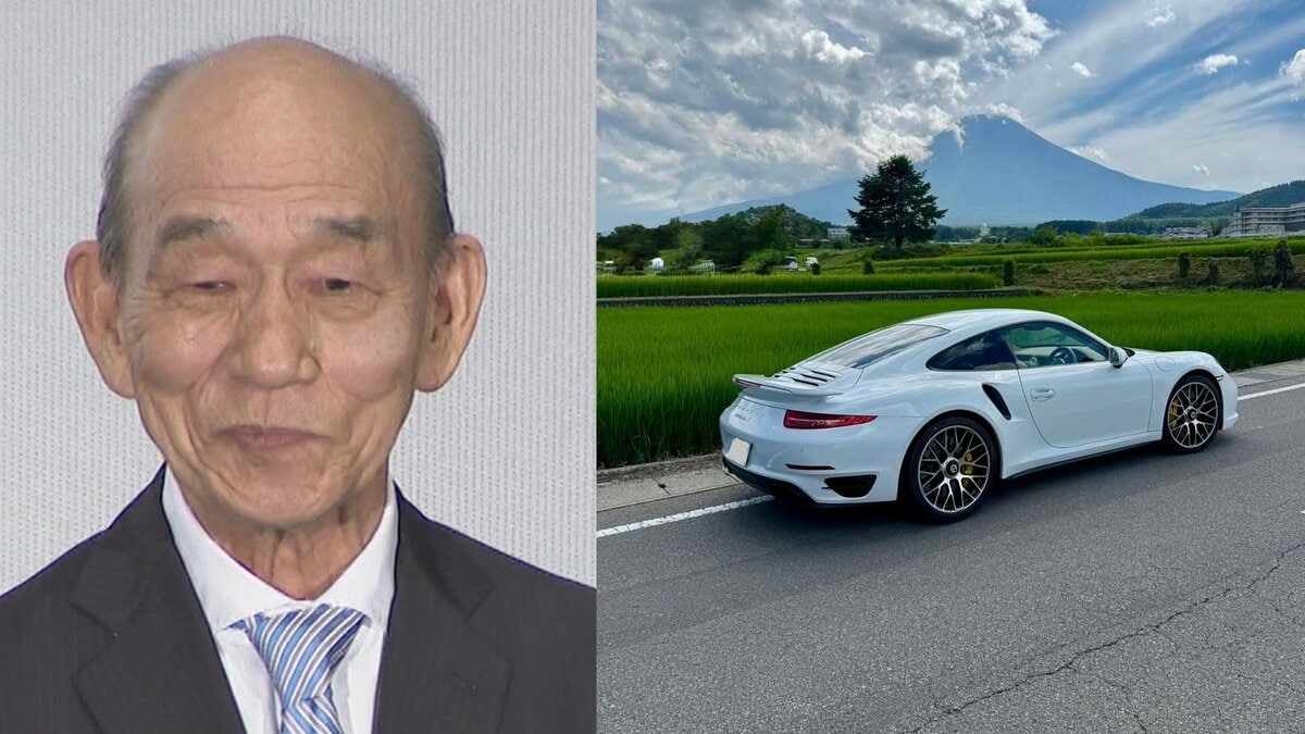 【 笹野高史 】 「富士山を望む場所から」愛車ポルシェ911ターボSと富士山の絶景ショットを公開