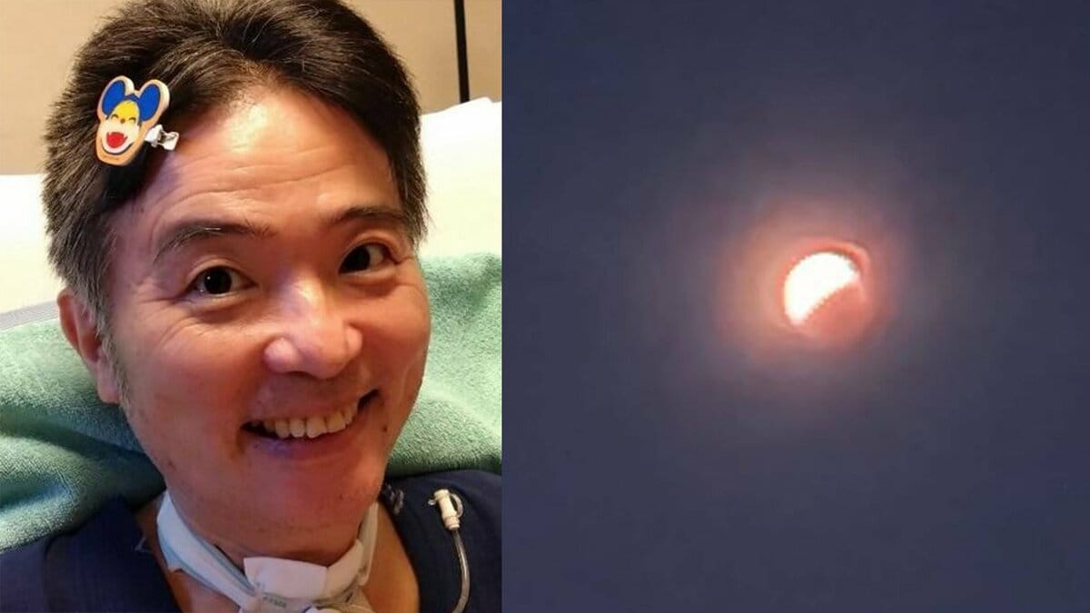 【ニャンちゅう】　声優・津久井教生さん　「先日の皆既月食を写真で感じることができました～」「空からもらえるパワーは素敵です」【ＡＬＳ闘病】