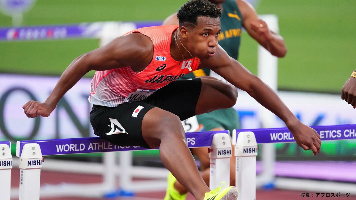 男子110mH、村竹ラシッドが順当に予選突破！国立の大歓声に感激「こんなにお客さんいると思わなくて...」野本も準決勝へ