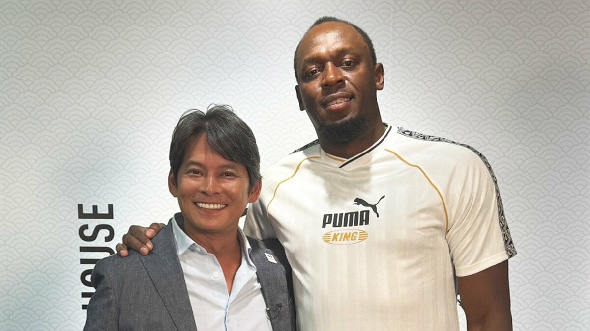 織田裕二さん「運動会で走ってと子どもに言われたら？」ボルト氏「ぶっちぎってみせるよ（笑）」“人類最速パパ”のプライド覗かせる