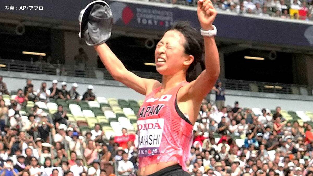 入賞の小林香菜「思いがあふれている涙です」と感謝「正直楽しいことよりつらいことの方が多かった」