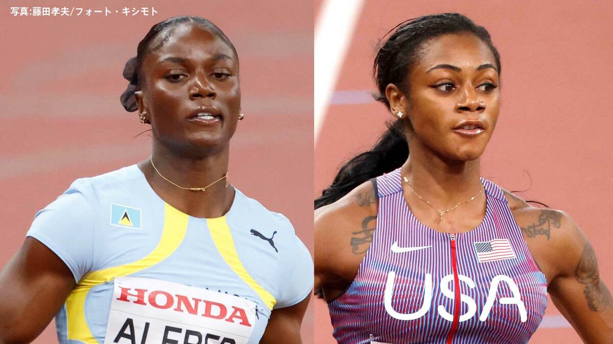 女子100m、決勝進出の8人出そろう！世界最速女王へ…パリ五輪金・アルフレッド、前回金・リチャードソンなど豪華顔ぶれ【東京世界陸上】