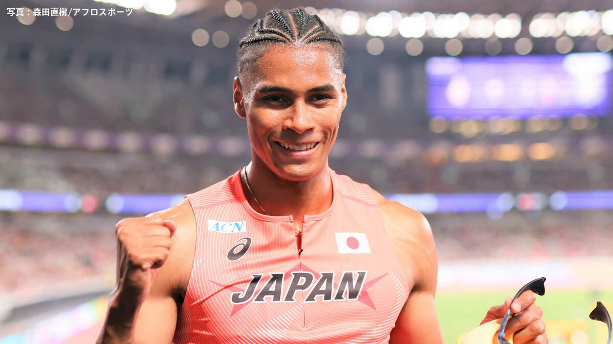 男子400m、中島佑気ジョセフ「主役になれるぐらいの自信を持って」日本新で準決勝進出【世界陸上】