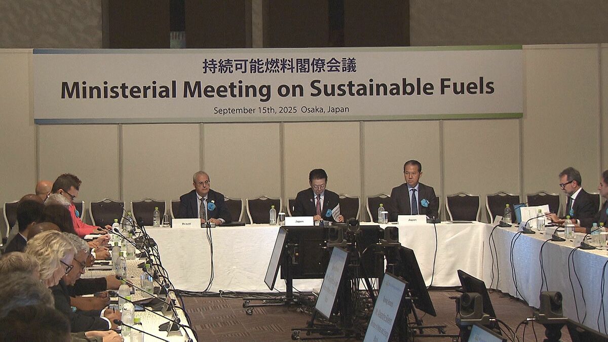バイオ燃料などの活用をめざす初の国際閣僚会議　大阪で開催
