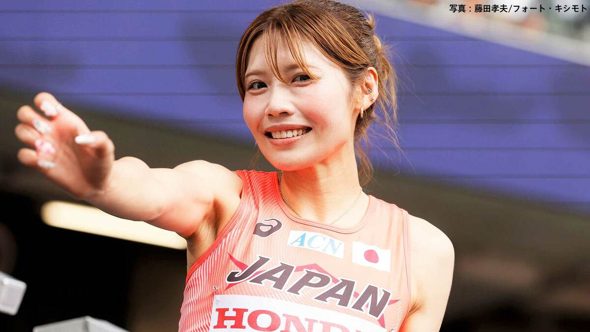女子100mH 中島ひとみ「大輪の花束を皆さんにいただいた気分」初めて挑んだ東京世界陸上