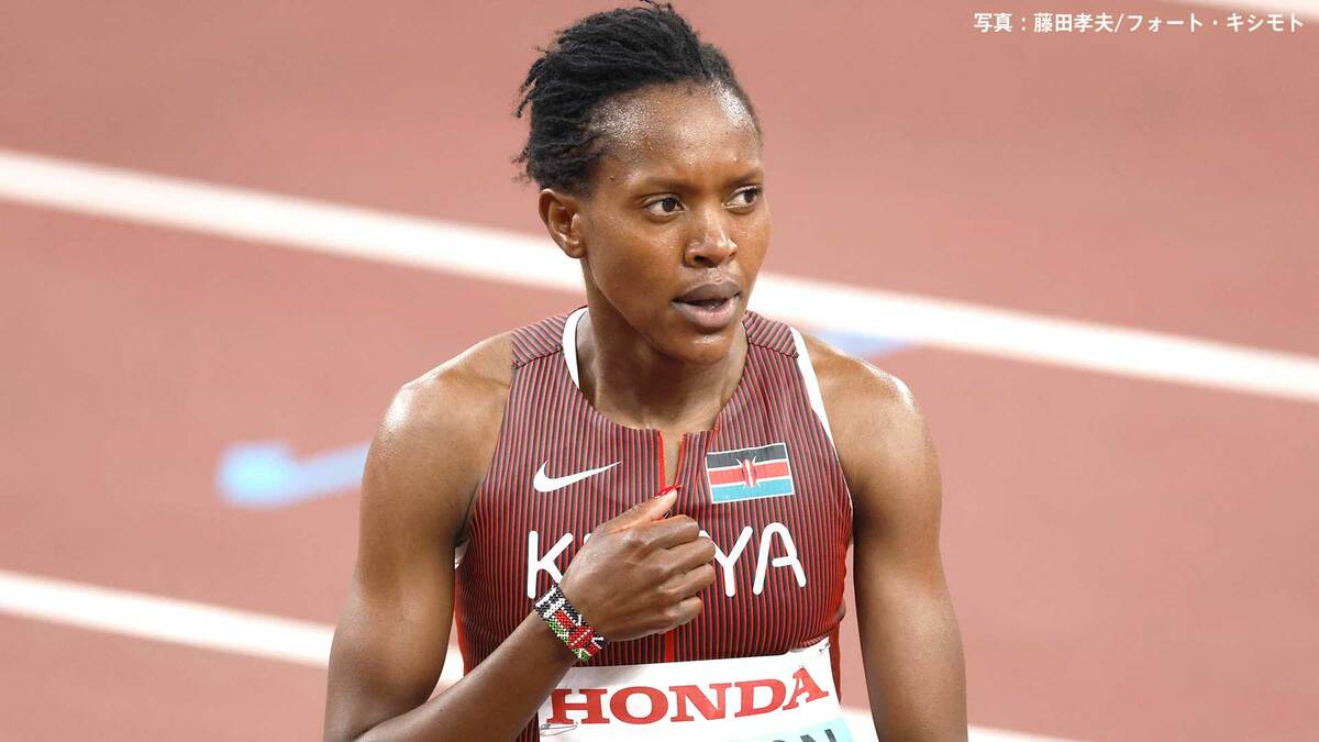 女子1500m キピエゴン 圧倒的強さで3連覇達成!一度のトップを譲らず絶対女王の走り【世界陸上】