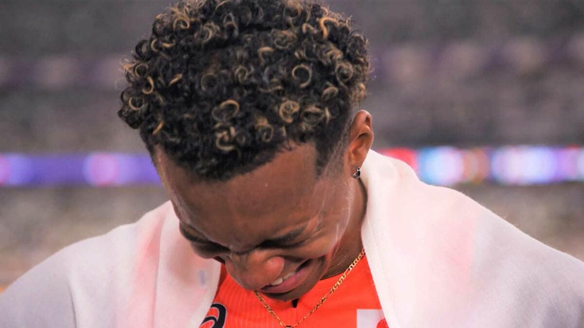 5位入賞も号泣の村竹ラシッド「何年かかってでもメダルとりたい」繰り返し「何が足りなかったんだろうな…」泣き崩れる【世界陸上】