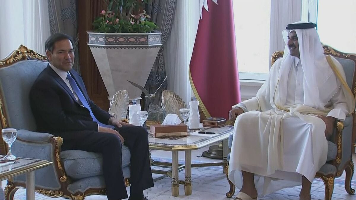 米ルビオ国務長官がカタールのタミム首長と会談　イスラエルによるカタール攻撃を協議