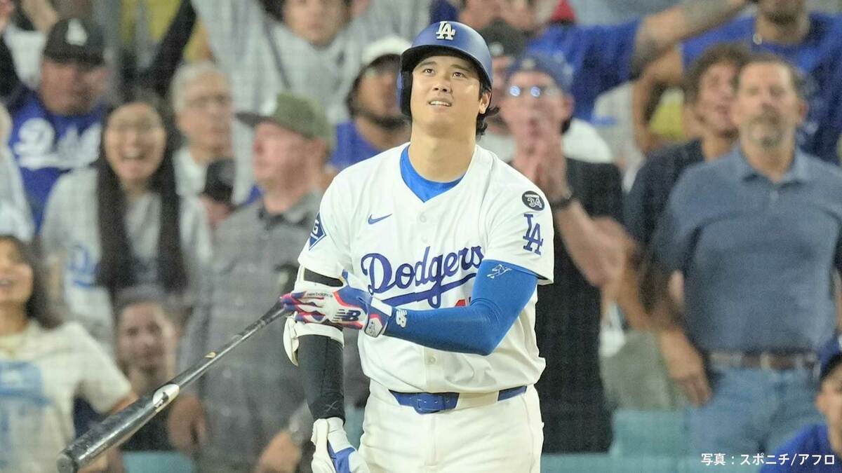 大谷翔平が史上6人目2年連続50号！MLB初“50本塁打－50K”のW快挙、2勝目消えるも二刀流劇場の特大弾、本拠地熱狂