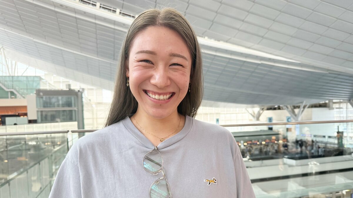 石川真佑がイタリアへ出国「もっと成長した姿で帰ってきたい」世界バレーベスト4に改めて「メダルを取る姿届けたかった」