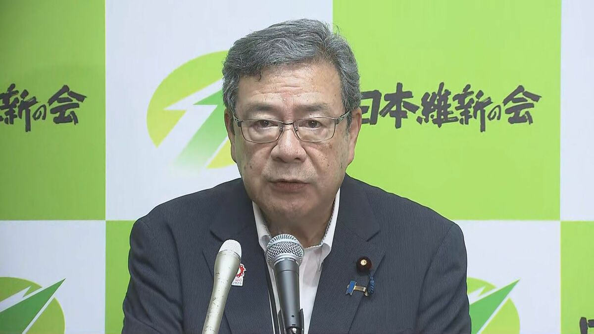 【速報】維新　離党届提出の守島議員ら3人の除名処分を決定