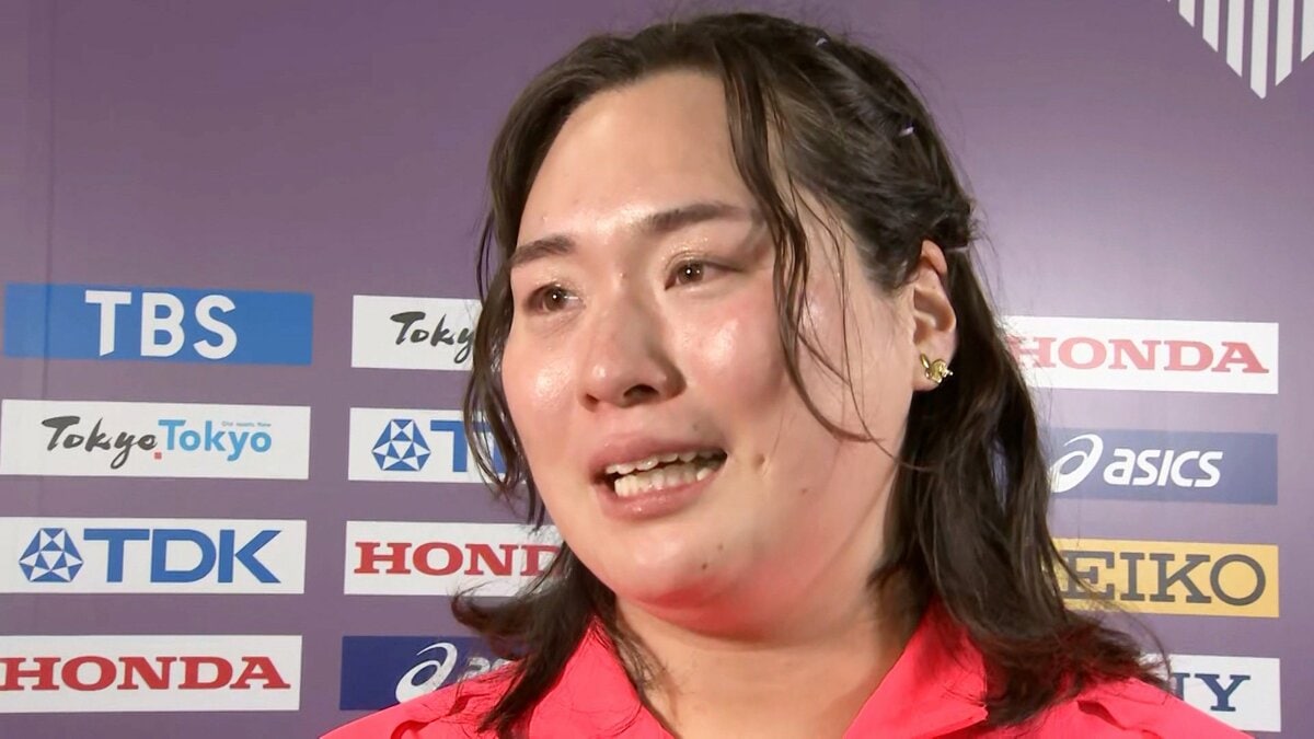 北口榛花「祈ってもらえると嬉しいです」目には涙、決勝進出はB組の結果次第...暫定8位、直前のケガ乗り越え挑むも