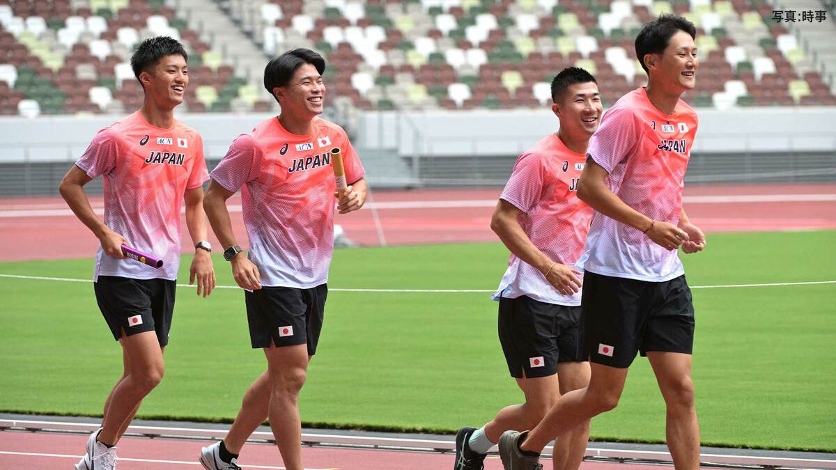 “リレー侍”、予選に挑むメンバー発表!1走から小池祐貴→柳田大輝→桐生祥秀→鵜澤飛羽 3大会ぶりメダルへ【世界陸上】
