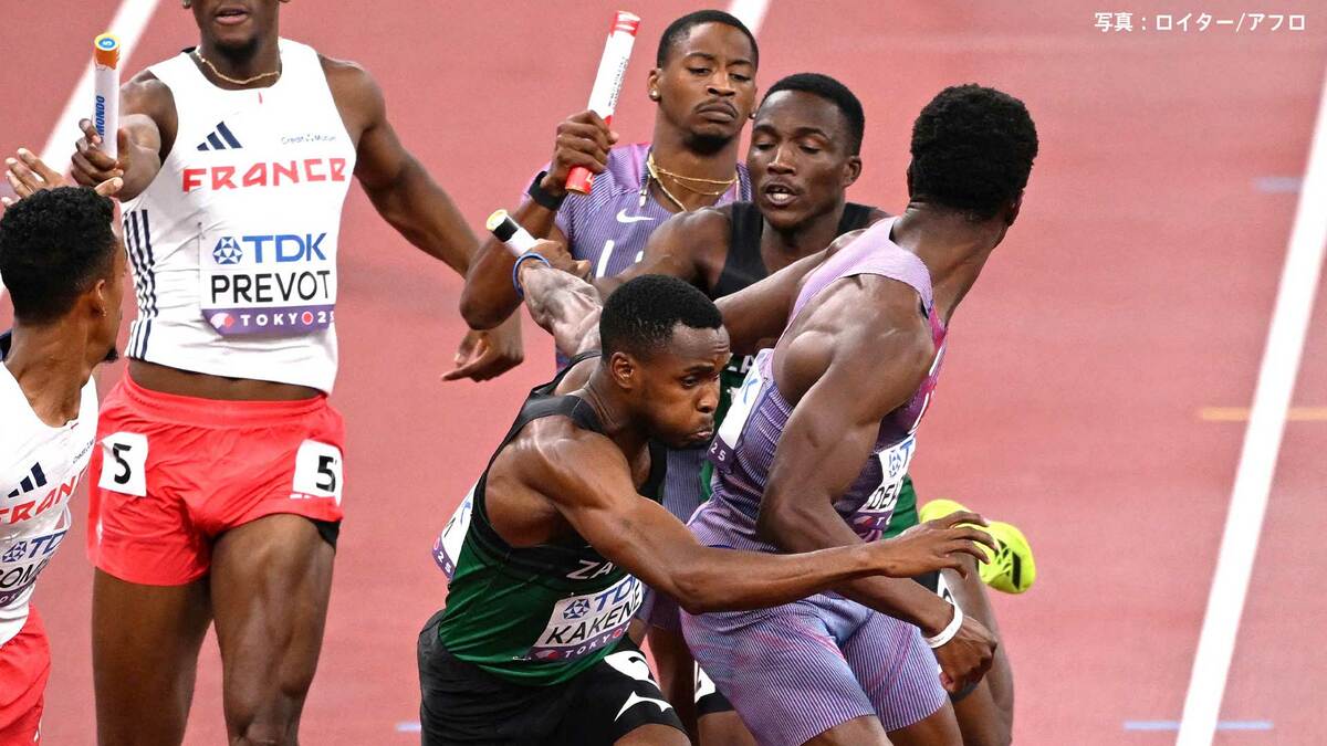 異例のリレー救済レース 4×400mは“王者”アメリカが勝利、4×100mはパリ五輪銀の南アが38秒64、決勝に0.3秒届かず
