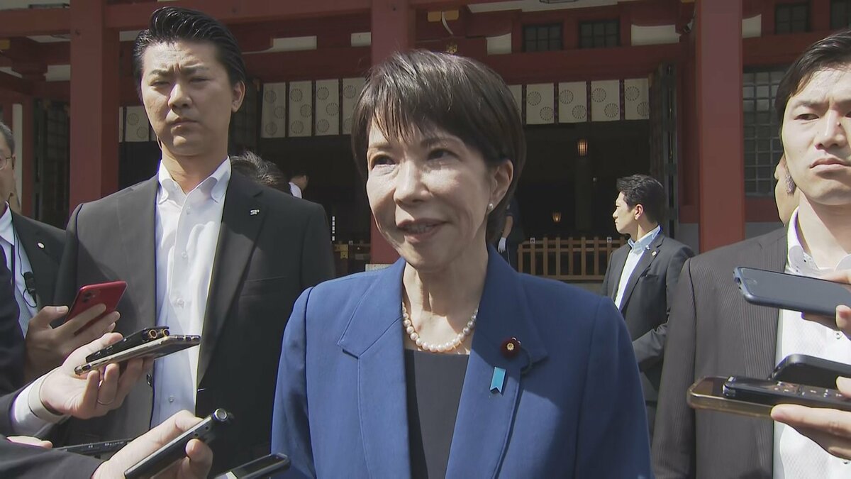 【速報】高市前経済安保担当大臣　総理に指名された場合、早期の衆院解散に否定的な考え　自民総裁選