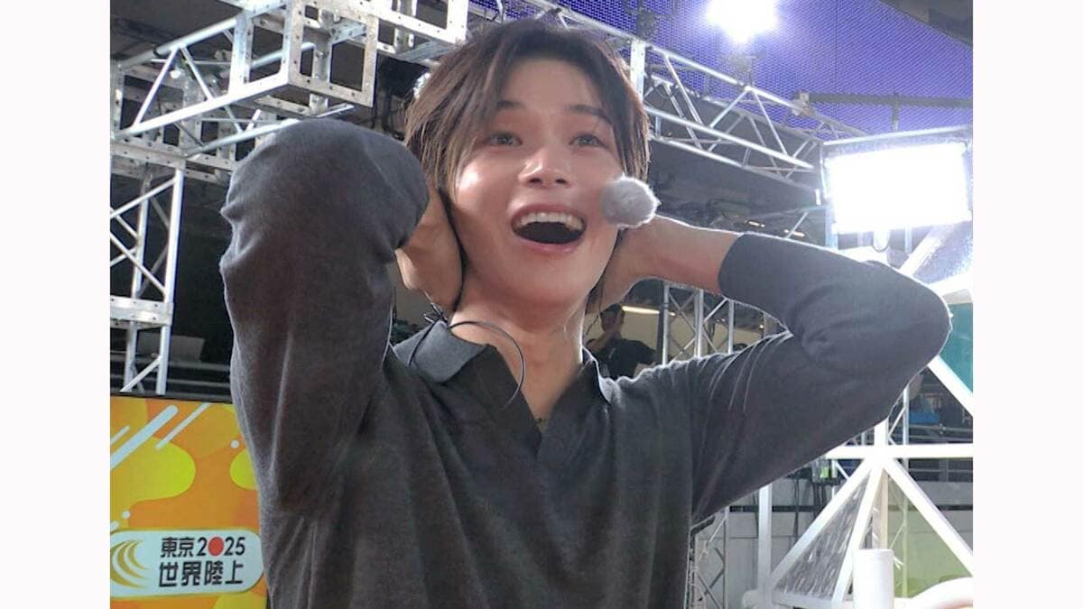 &TEAMのKさん「一生忘れられない」国立の歓声に心震える　初挑戦の選手インタビューは「もう難しいことだらけ」【世界陸上】