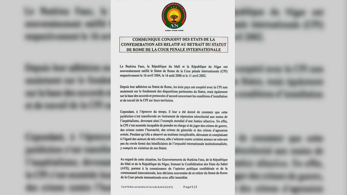 西アフリカ3か国がICC脱退表明　関係強めるロシアに連帯か