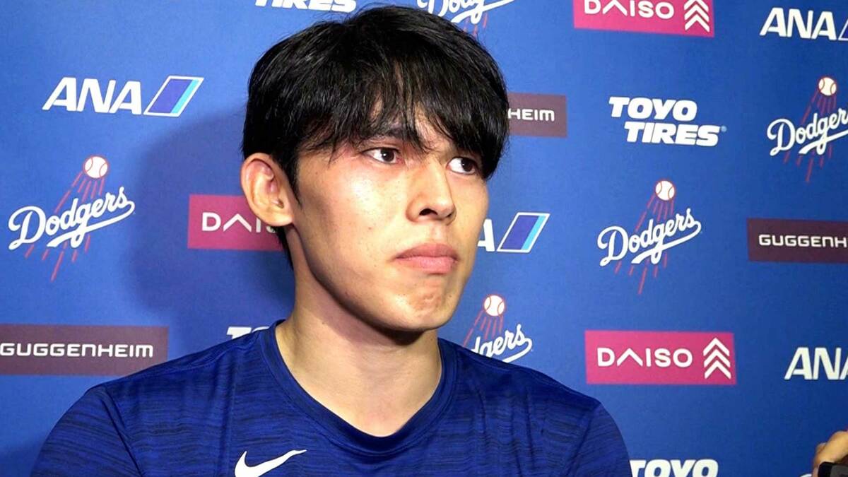 佐々木朗希 1回2Kパーフェクト「思ったよりも急だったので、緊張してる余裕もなかった」ド軍勝利の方程式へ