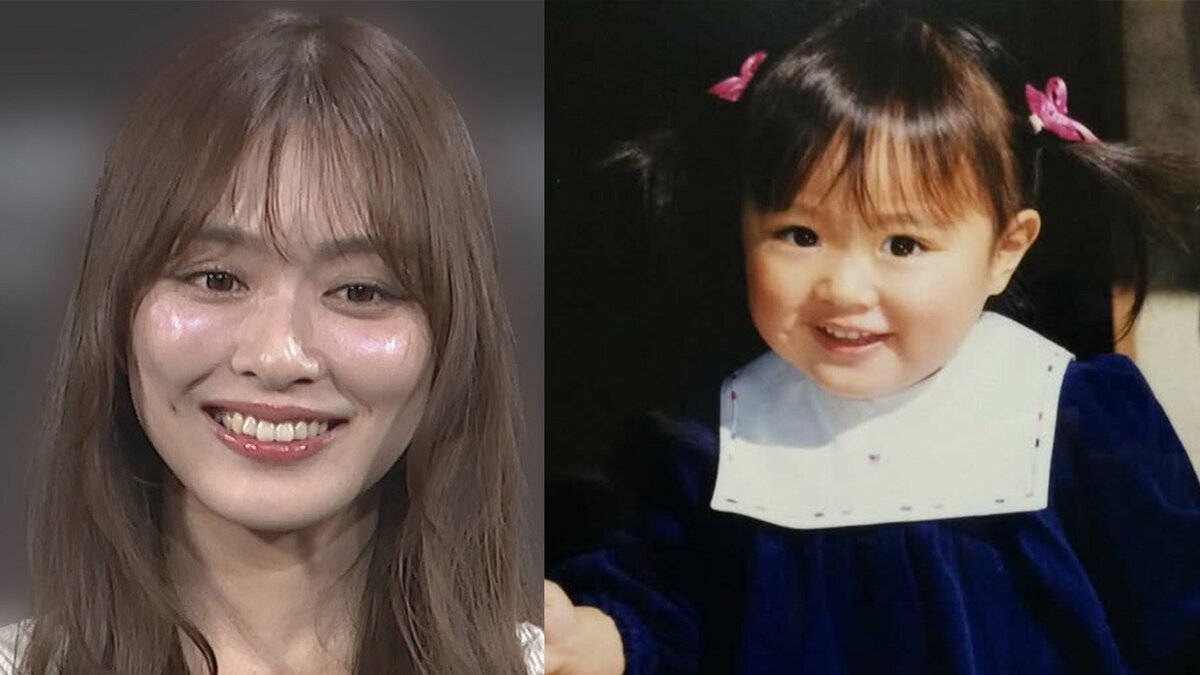 【 内田理央 】　34歳誕生日　幼少期の写真を公開　「自分の年齢聞いて驚いてます」　ツインテールの幼少期写真が可愛すぎると反響