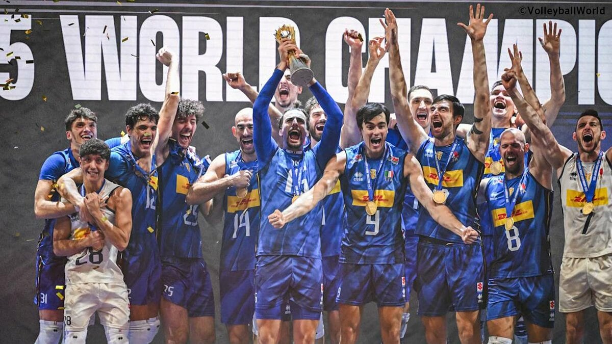 【世界バレー】男子はイタリアの連覇で閉幕、女子に続く金メダルで5回目V　銀ブルガリア、銅ポーランド、日本は23位