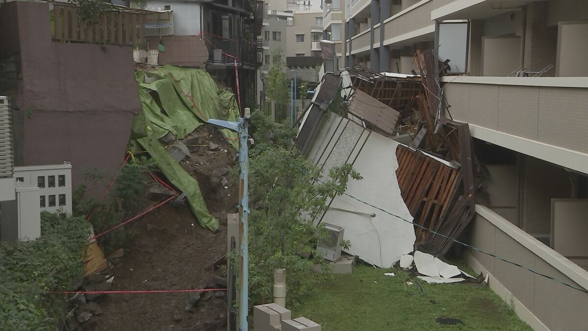 杉並の住宅倒壊受け　区が他の擁壁を緊急点検へ