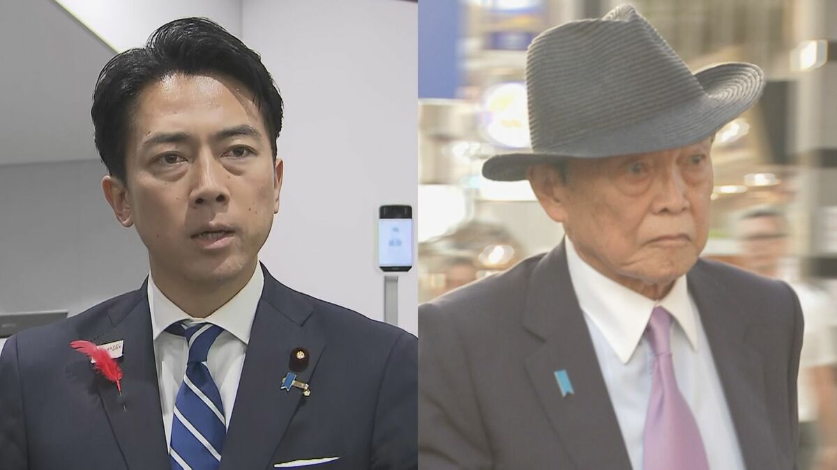 【速報】小泉農水大臣が麻生最高顧問と面会　自民党総裁選めぐり支援求めたか