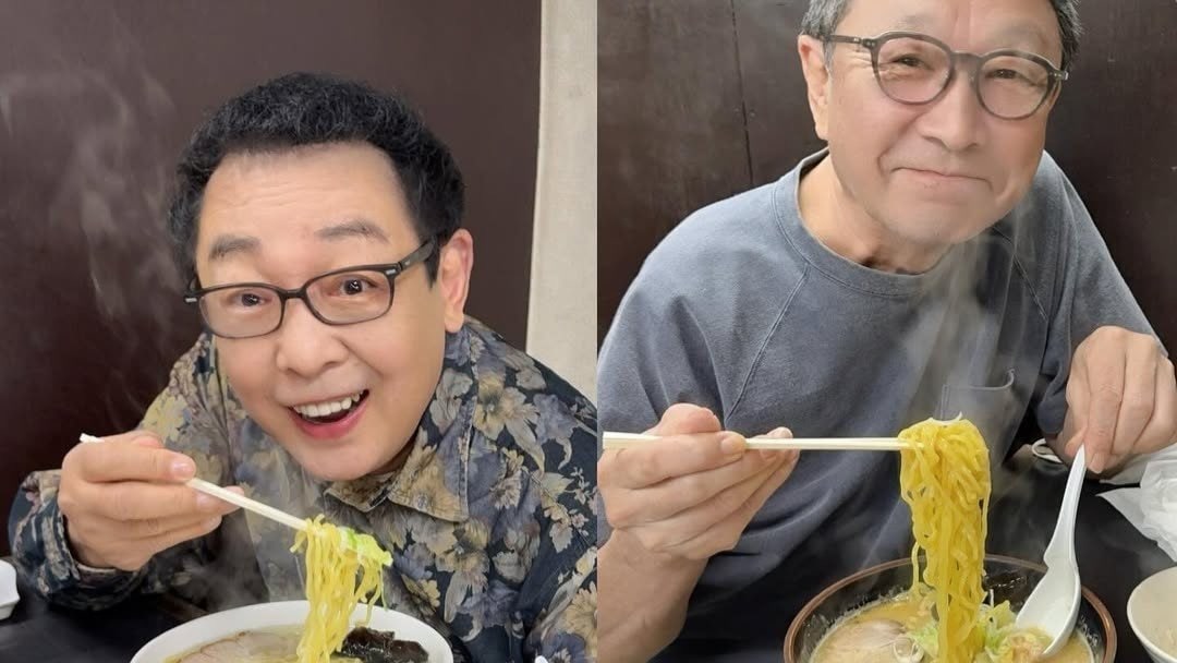 【 さだまさし 】盟友・吉田政美さんとラーメン堪能 ツアーコンサート開催日は「定休日」でリベンジ