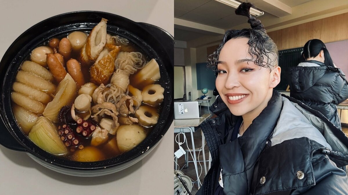 【 新しい学校のリーダーズ 】RINさん「おでんはじめ」　土鍋にぎっしり「もっと沢山入る鍋が欲しい」　フォロワー驚嘆「出店してください」