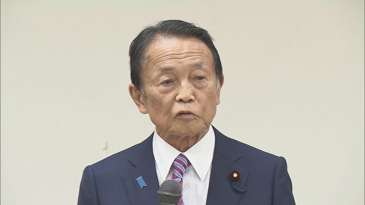 【独自】麻生氏「決選投票では高市氏支持」 小泉氏と高市氏の決選投票が有力な情勢 党員票は高市氏がリード(午後1時時点)