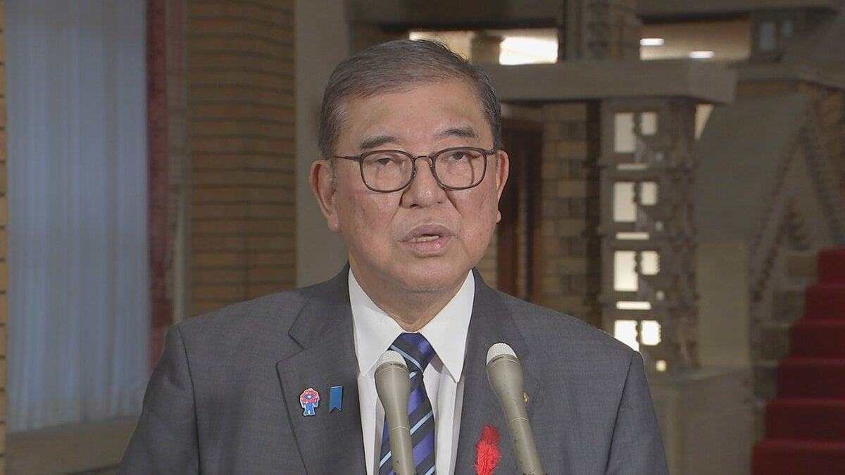 石破総理 高市新総裁選出に「寛容と連帯をもって我が国を間違えない方向に」